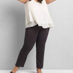 Lane Bryant "The Madison" Straight Leg NWT Size: 24 Sleek Curve Stretch Pants
